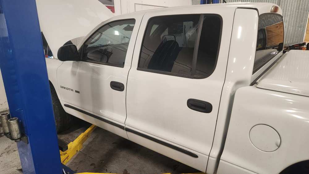 The dodge dakota we repaired