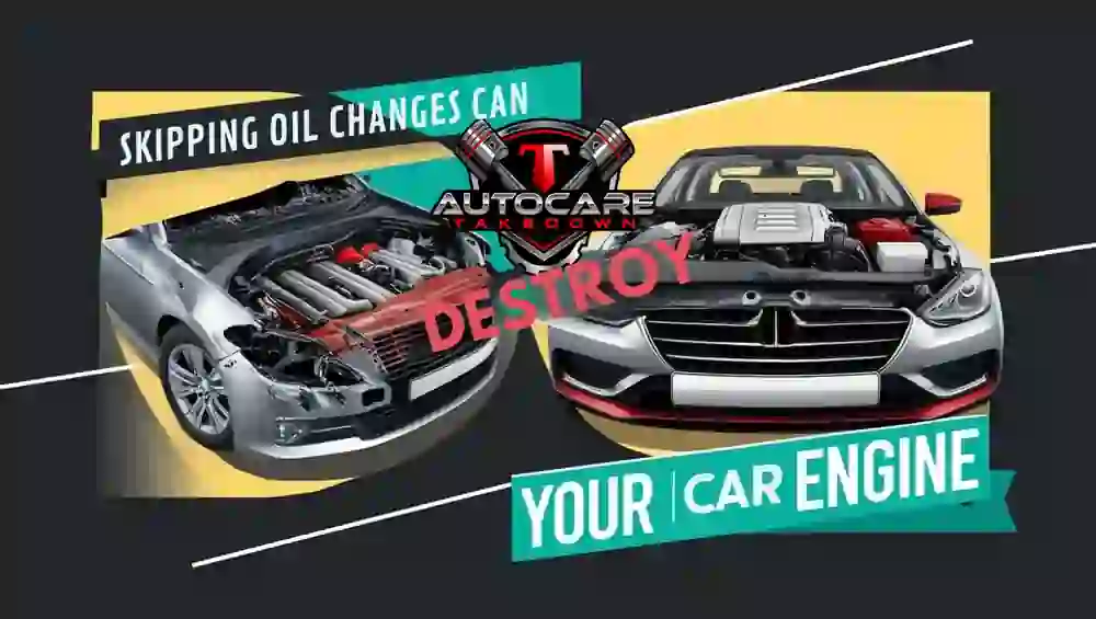 illustration of skipping oil changes