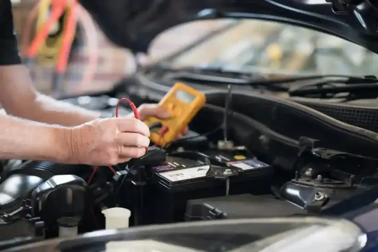 Man with a multimeter